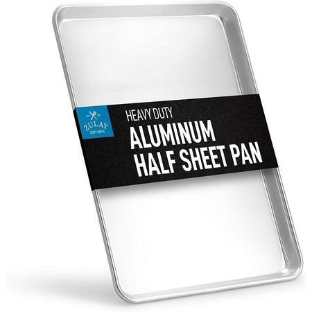 ZULAY KITCHEN Baking Pan, Half Sheet Aluminum  13 Inch x 18 Inch ZULB085YDFT55